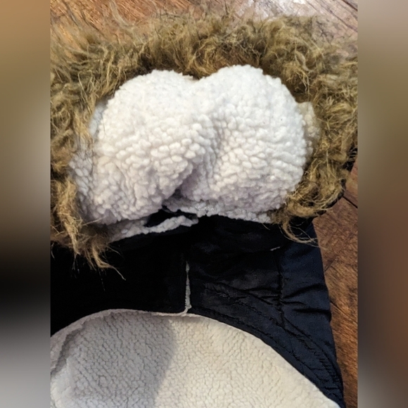 Cloe Cluzo Blue Dog Utility Jacket w/Fur Trimmed Hood - Small - Picture 4 of 5